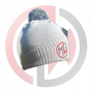 Mark Williams Snooker Plain Grey Bobble Hat