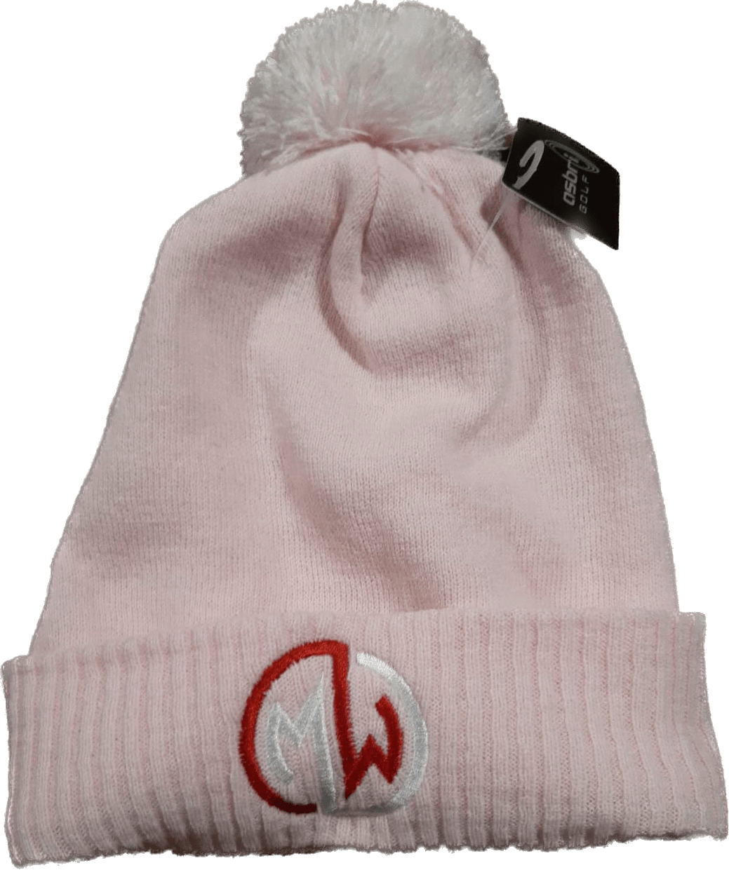 Mark Williams Snooker Plain Pink Bobble Hat.