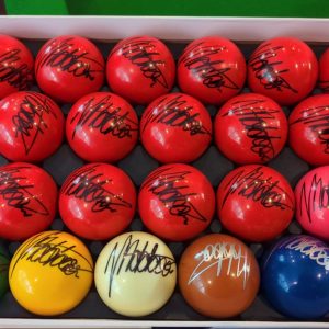 Neil Robertson Signed Snooker Balls