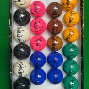 Mark Williams Signed Snooker Balls