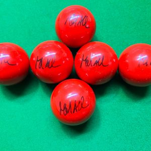 Mark Allen Signed Snooker Balls