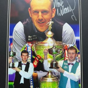 Mark Williams 3x World Champion Signed Photo